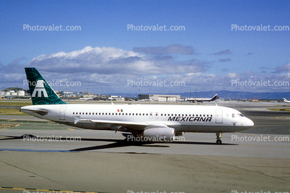N292MX, Mexicana, Airbus A320-231, San Francisco International Airport (SFO), A320-231 series, V2500