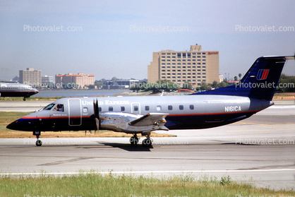 N161CA, Embraer Brasilia EMB-120RT, SkyWest, United Express, San Francisco International Airport (SFO)