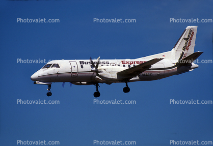 N343BE, Business Express BEX, SAAB 340A