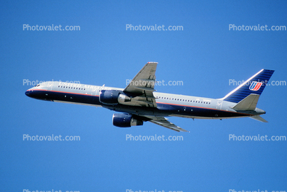 N529UA, United Airlines UAL, Boeing 757-222, PW2000