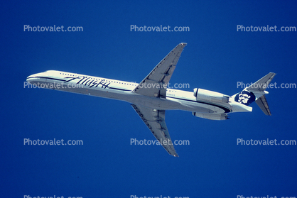 N981AS, McDonnell Douglas MD-83, Alaska Airlines ASA, JT8D, JT8D-219