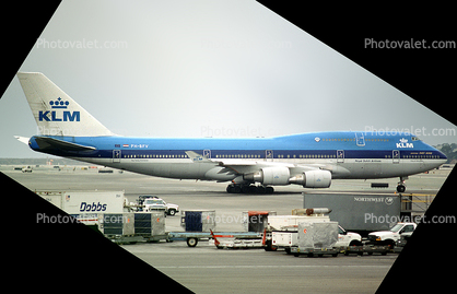 PH-BFV, Boeing 747-406, KLM Airlines, CF6-80C2B1F" CF6, 747-400 series, CF6