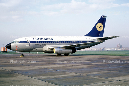 D-ABEL, Boeing 737-130, Lufthansa, JT8D, JT8D-7A, 737-100 series