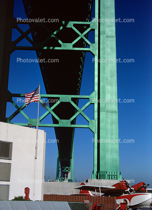 Los Angeles Harbor, Catalina Airlines, Vincent Thomas Bridge, State Route-47, 1960s