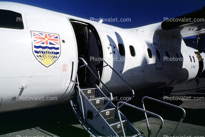 C-FADJ, DHC-8 102A, de Havilland Canada Dash-8, Air Canada ACA, Q100