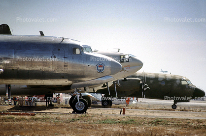 Douglas DC-6 abd various Prop Airplane Noses