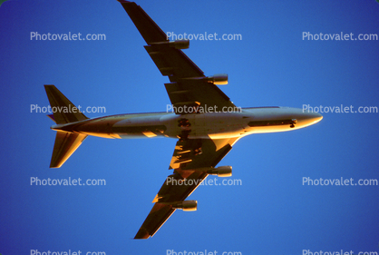 Boeing 747, Lufthansa, flying, airborne