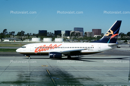 N738AL, Boeing 737-73A, Next Gen, 737-700 series, Santa Ana International Airport, SNA