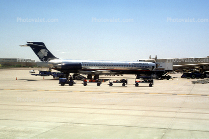 N755RA, McDonnell Douglas MD-87, Aeromexico, JT8D-217C, JT8D, jetway