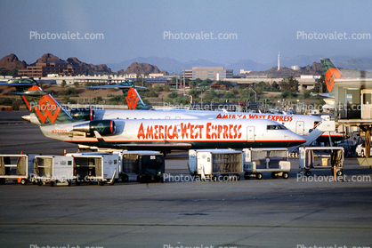 N77260, CRJ-200LR, Mesa Airlines, America West Express, Sky Harbor, (PHX)