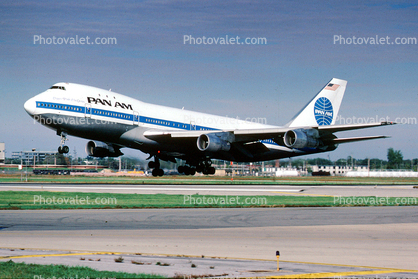 N653PA, Pan American Airways PAA, Boeing 747-121A, Landing, Pride of the Ocean, 747-100 series