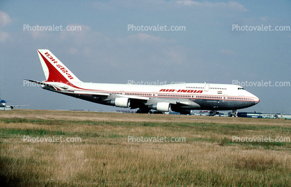 VT-ESO, Boeing 747-437, Air India, Khajuraho, PW4056, PW4000