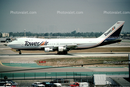 N605FF, Tower Air, Boeing 747-136, 747-100 series