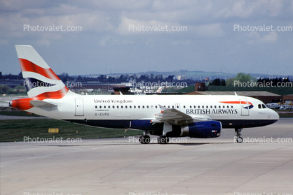 G-EUPD, Airbus A319-131, British Airways BAW, 319 series, V2522-A5, V2500