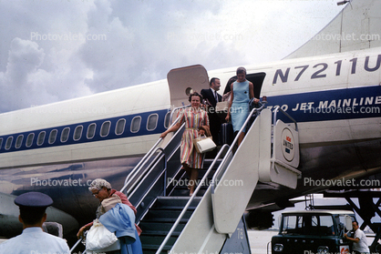 N7216U, Boeing 720-22, Mainliner, United Airlines, UAL, JT3C-7, 720 series