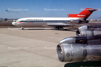 Northwest Orient Airlines, Boeing 727-51, N476US, JT8D, JT8D-7B