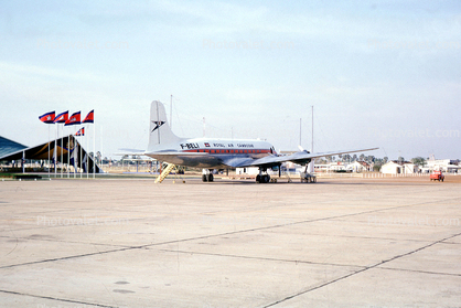 F-BELI, Royal Air Lao, Douglas C-54A-DO, Phnom Penh International Airport, 1950s