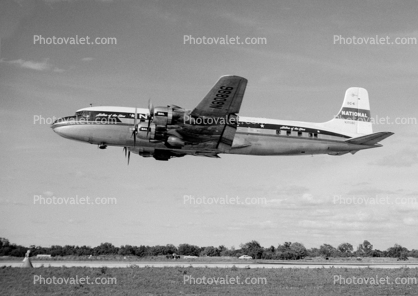 N90898, National Airlines NAL, Douglas DC-6, R-2800, 1950s