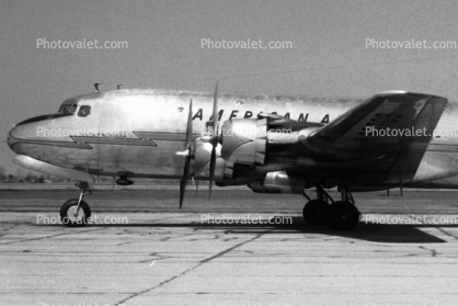 N90709, Flagship Washington, American Airlines AAL, Douglas DC-6, R-2800, 1950s