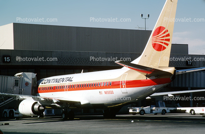 N69333, Boeing 737-3T0, Continental Airlines COA, 737-300 series, CFM56, 1987