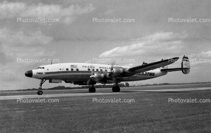 Trans World Airlines TWA, Lockheed Constellation, Super-G, 1950s