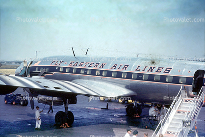 N6201C, Lockheed 1049-53 Constellation, Eastern Airlines EAL, 1950s