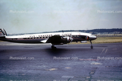 N6201C, Lockheed 1049-53 Constellation, Eastern Airlines EAL, 1950s