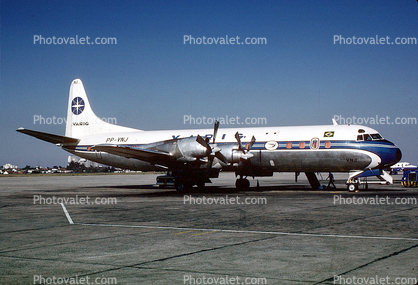 PP-VNJ, Lockheed L-188A Electra, Varig Airlines, July 1988