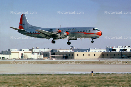 N6135A, American Airlines AAL, Lockheed L-188A Electra, Flagship San Antonio