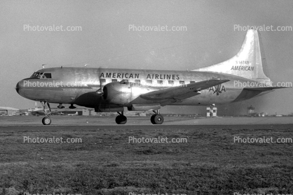 N94249, Convair 600-240D, American Airlines AAL, Flagship Montezuma, 1950s