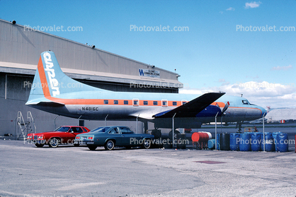 N4816C, Aspen Airways, CV-340-38, CV340, Cars, Automobile, Vehicles, March 1978, 1970s