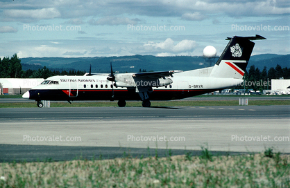 G-BRYR, British Airways BAW CitiExpress, de Havilland Canada DHC-8 311A Dash-8