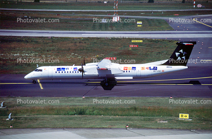 OE-LGC, British Airways BAW, De Havilland Canada DHC-8-402Q Dash 8, Q400, PW150A