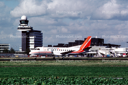 D-CDID, Control Tower, Delta Air Regionalflugverkhr, SAAB, 340A, 340 series