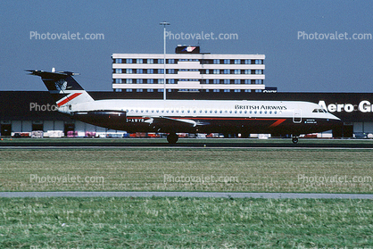 G-AWYR, BAC 111-501EX, British Airways BAW, One-Eleven 