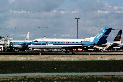 PH-CHN, NLM CityHopper, Fokker, Twin Engine Jet, F-28, Amsterdam