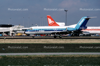 PH-CHD, NLM CityHopper Airlines, Fokker, Twin Engine Jet, F-28, Amsterdam