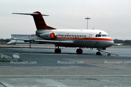 PH-PBX, Fokker F28-1000, F28, Spey Mk555-15, towbar