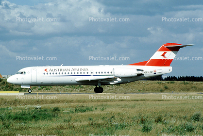 OE-LFP, Fokker F28-0070, Austrian Airlines AUA, F70 series