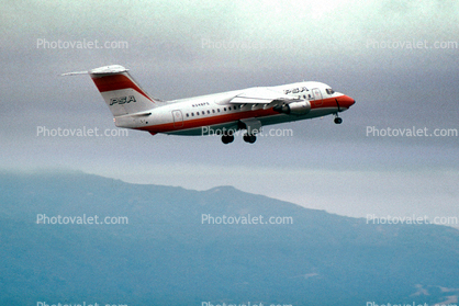 N348PS, Bae 146-200, PSA, Pacific Southwest Airlines, Lycoming ALF502R-5 Jet Engines
