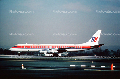 N8008U, Douglas DC-8-51, United Airlines UAL, 2108 Mainliner Capt R L Wagner, JT3D