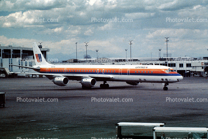 United Airlines UAL, Douglas DC-8, CFM-56