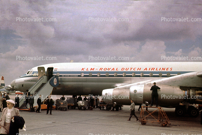 PH-DCC, Douglas DC-8-33, KLM Airlines, Named Sir Frank Whittle, JT4A, JT4