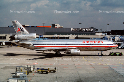 N132AA, American Airlines AAL, Douglas DC-10-10, Frankfurt Main Germany