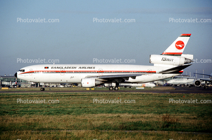 S2-ACQ, Bangladesh Airlines BBC, Douglas DC-10-30, CF6-50C2, CF6