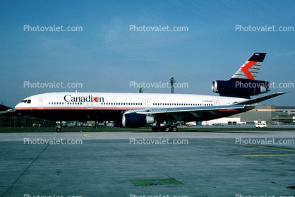 C-GCPJ, Canadian Airlines CDN, Douglas DC-10-30, CF6-50C2, CF6