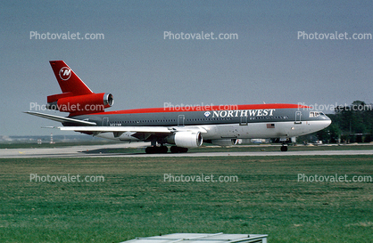 N227NW, Douglas DC-10-30, Northwest Airlines NWA, CF6-50C, CF6