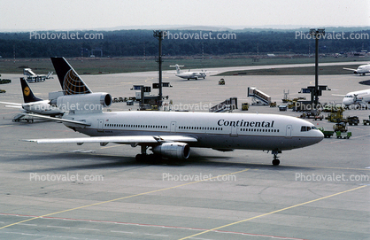 N37078, Douglas DC-10-30, Continental Airlines COA, CF6-50C2, CF6