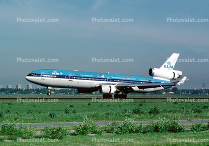 PH-KCG, Landing, KLM Airlines, McDonnell Douglas, MD-11, Named Maria Callas