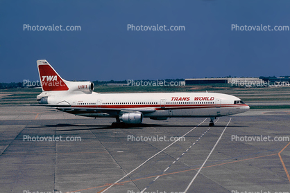 N31031, Trans World Airlines TWA, Lockheed L-1011-1, RB211-22B, RB211, July 1983